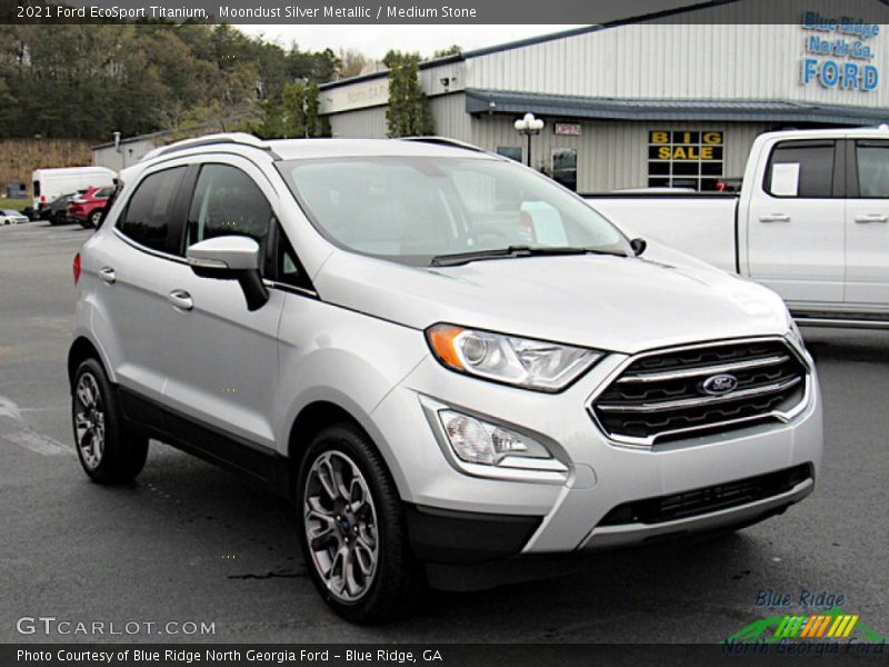 Moondust Silver Metallic / Medium Stone 2021 Ford EcoSport Titanium