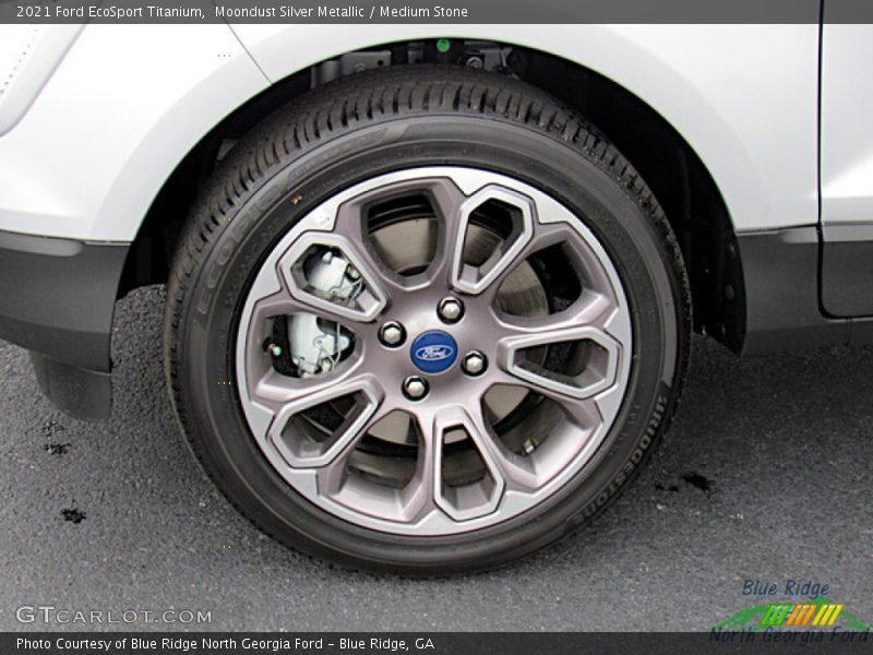 Moondust Silver Metallic / Medium Stone 2021 Ford EcoSport Titanium