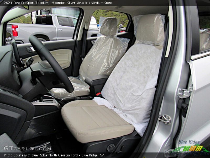 Moondust Silver Metallic / Medium Stone 2021 Ford EcoSport Titanium