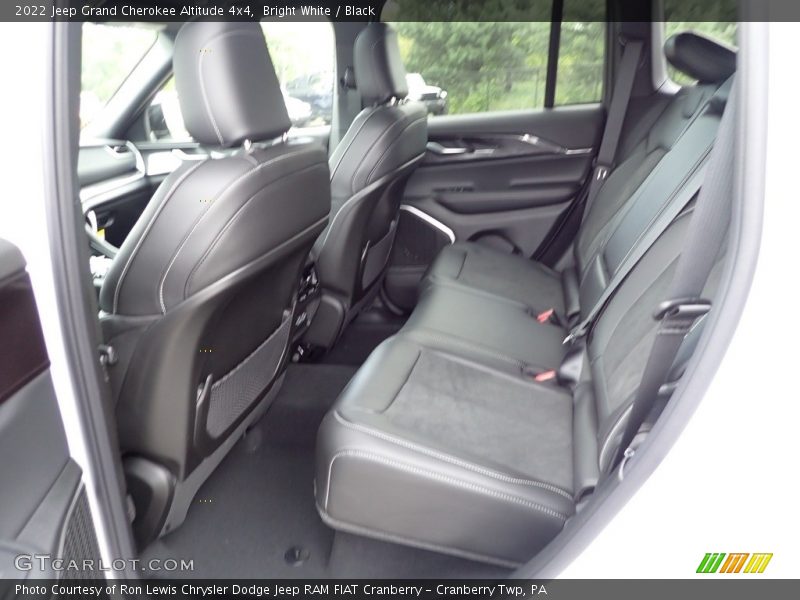 Rear Seat of 2022 Grand Cherokee Altitude 4x4