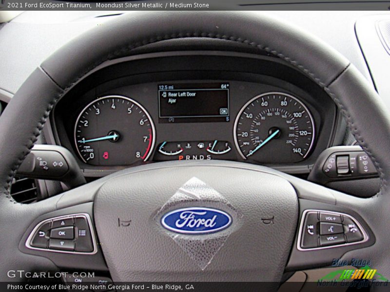Moondust Silver Metallic / Medium Stone 2021 Ford EcoSport Titanium