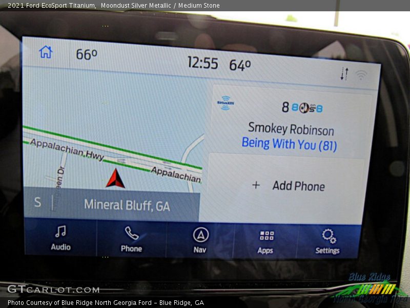 Moondust Silver Metallic / Medium Stone 2021 Ford EcoSport Titanium