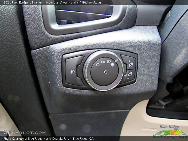 Moondust Silver Metallic / Medium Stone 2021 Ford EcoSport Titanium