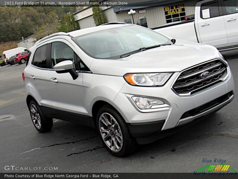 Moondust Silver Metallic / Medium Stone 2021 Ford EcoSport Titanium