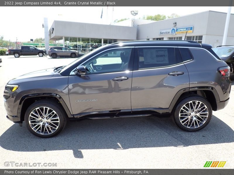 Granite Crystal Metallic / Black 2022 Jeep Compass Limited 4x4