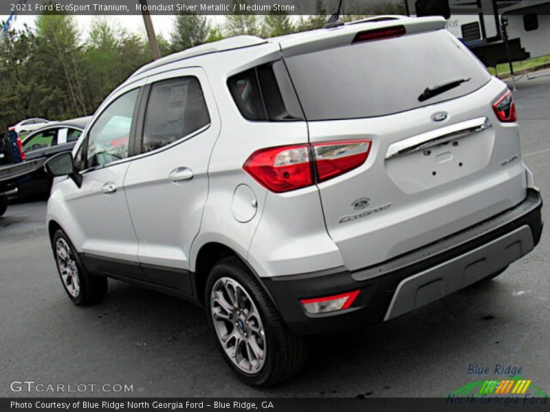 Moondust Silver Metallic / Medium Stone 2021 Ford EcoSport Titanium