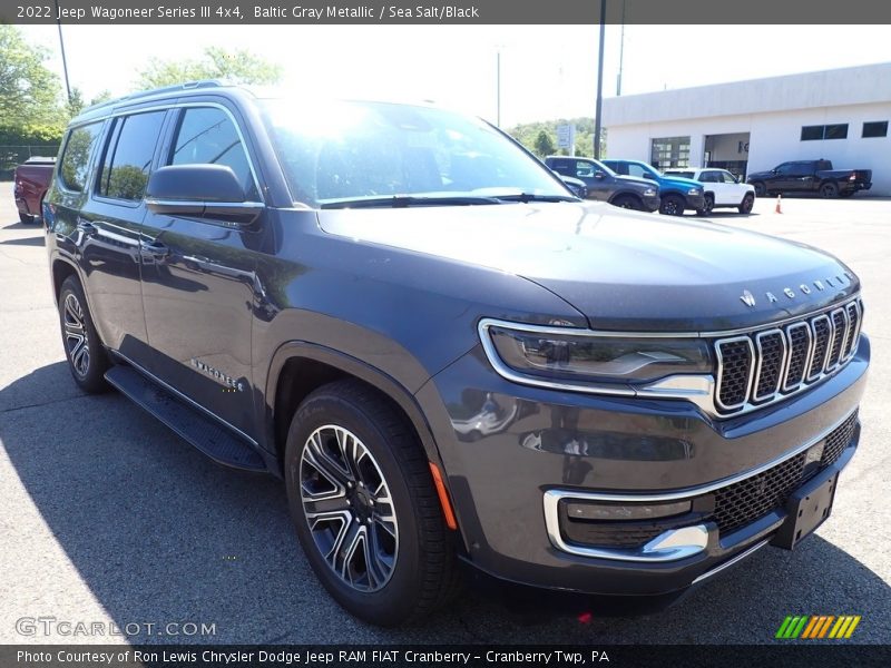 Baltic Gray Metallic / Sea Salt/Black 2022 Jeep Wagoneer Series III 4x4