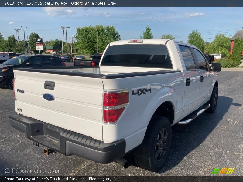 Oxford White / Steel Gray 2013 Ford F150 XL SuperCrew 4x4