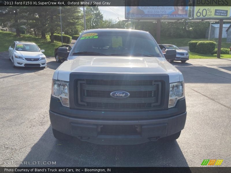 Oxford White / Steel Gray 2013 Ford F150 XL SuperCrew 4x4