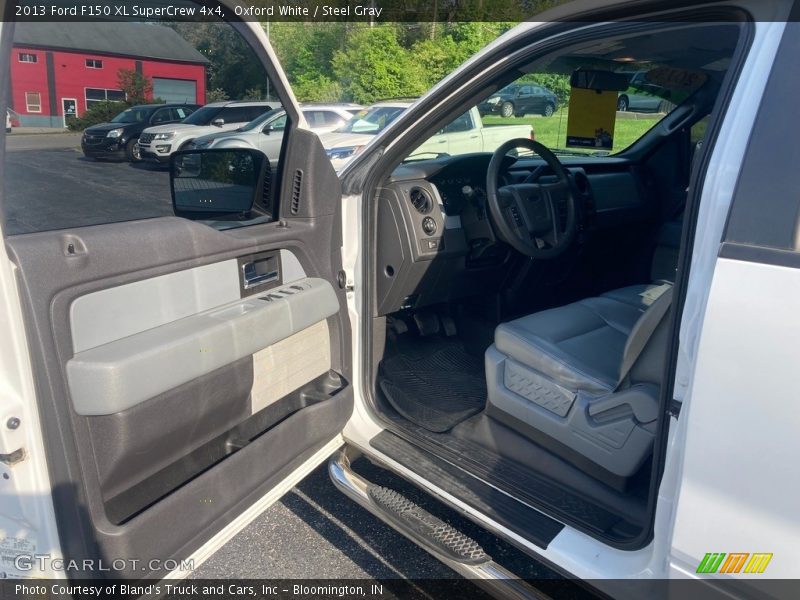 Oxford White / Steel Gray 2013 Ford F150 XL SuperCrew 4x4