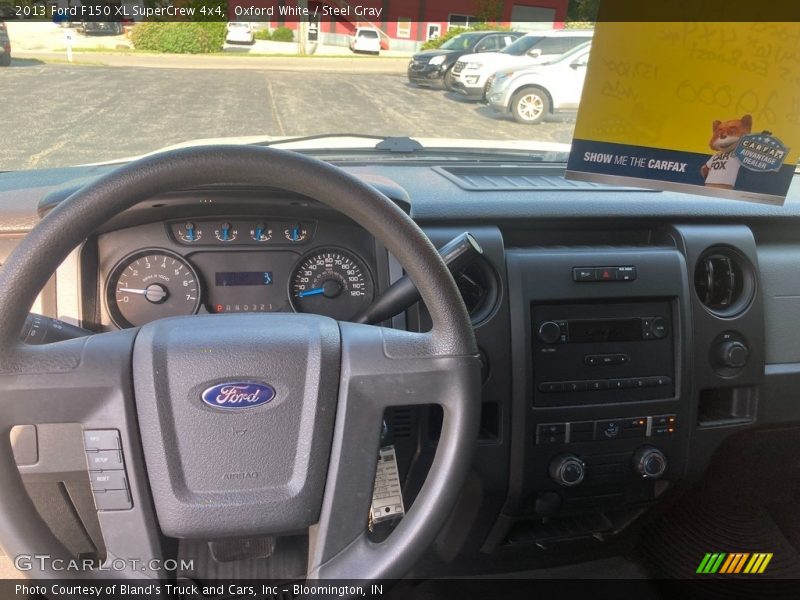 Oxford White / Steel Gray 2013 Ford F150 XL SuperCrew 4x4