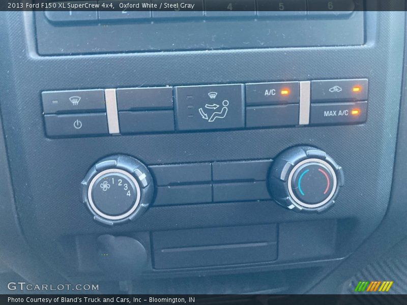 Oxford White / Steel Gray 2013 Ford F150 XL SuperCrew 4x4
