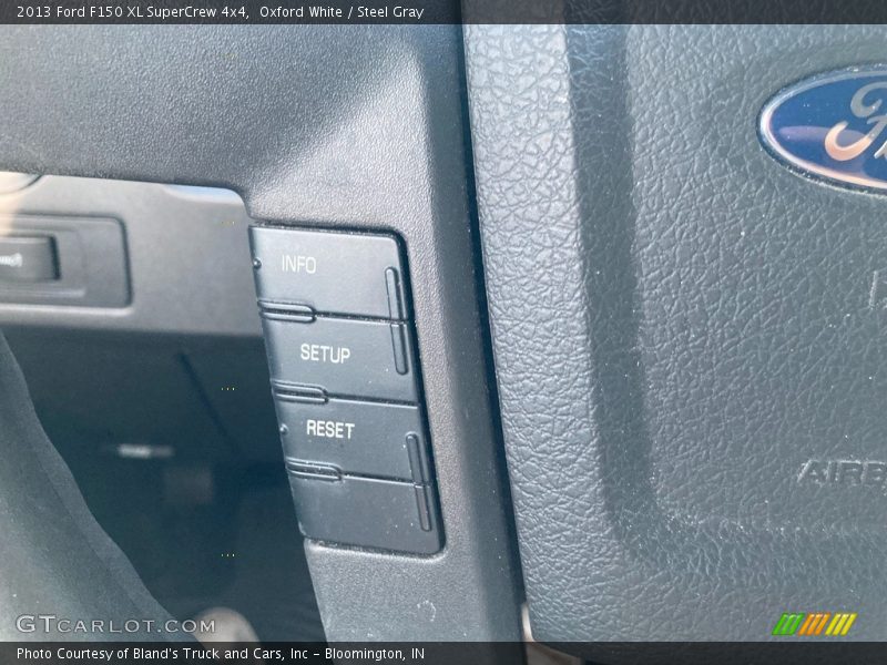Oxford White / Steel Gray 2013 Ford F150 XL SuperCrew 4x4