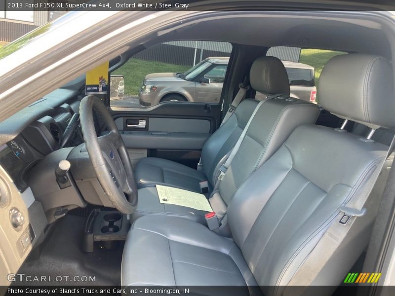 Oxford White / Steel Gray 2013 Ford F150 XL SuperCrew 4x4