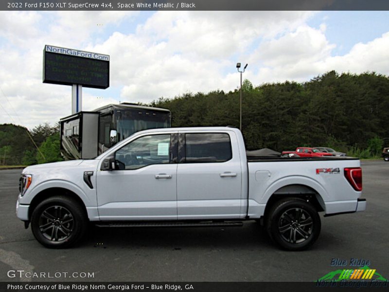 Space White Metallic / Black 2022 Ford F150 XLT SuperCrew 4x4