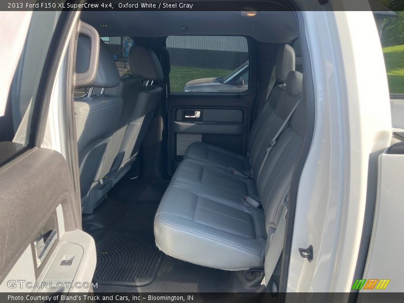 Oxford White / Steel Gray 2013 Ford F150 XL SuperCrew 4x4
