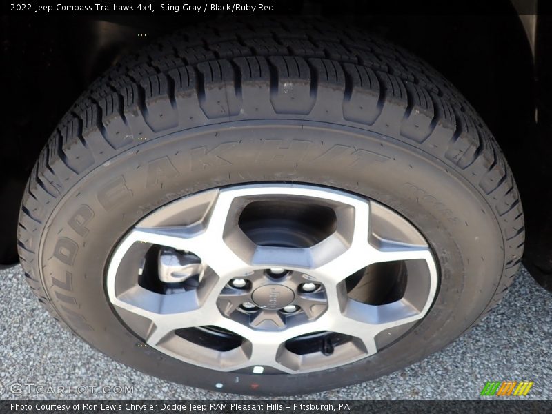 Sting Gray / Black/Ruby Red 2022 Jeep Compass Trailhawk 4x4