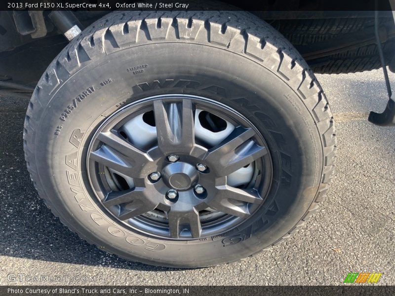 Oxford White / Steel Gray 2013 Ford F150 XL SuperCrew 4x4