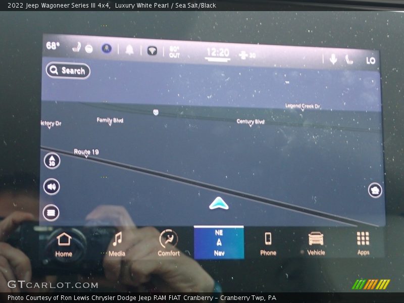 Luxury White Pearl / Sea Salt/Black 2022 Jeep Wagoneer Series III 4x4