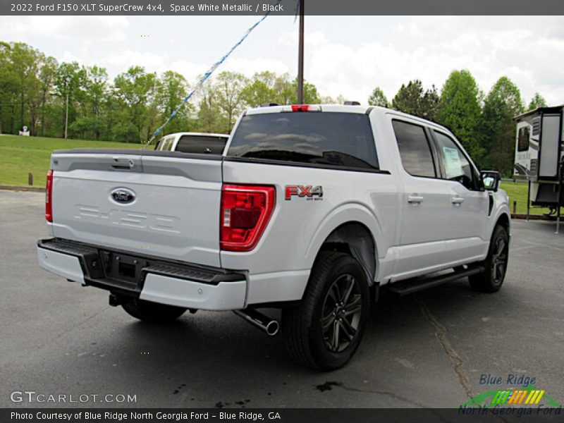 Space White Metallic / Black 2022 Ford F150 XLT SuperCrew 4x4