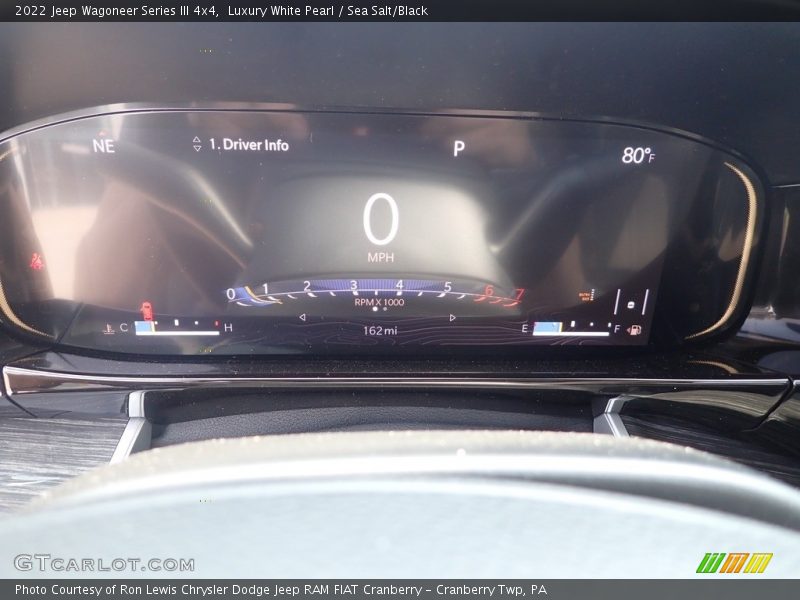 Luxury White Pearl / Sea Salt/Black 2022 Jeep Wagoneer Series III 4x4