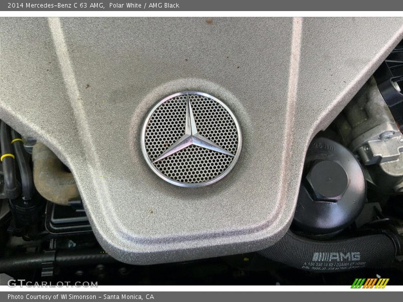 Polar White / AMG Black 2014 Mercedes-Benz C 63 AMG