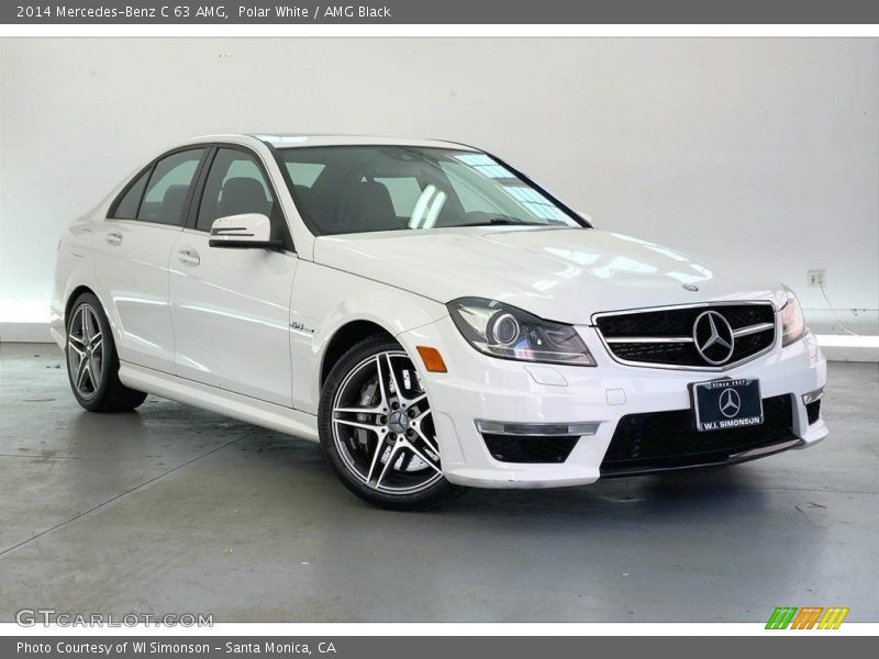 Front 3/4 View of 2014 C 63 AMG