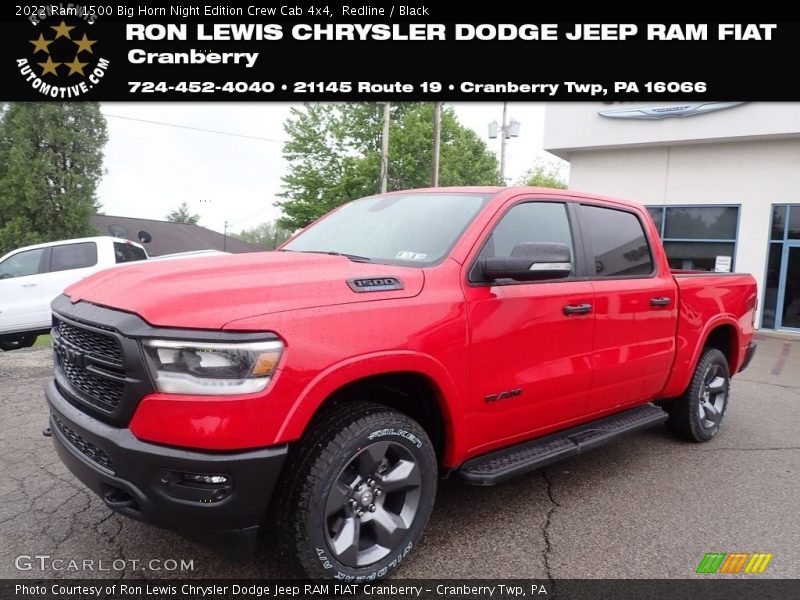 Redline / Black 2022 Ram 1500 Big Horn Night Edition Crew Cab 4x4