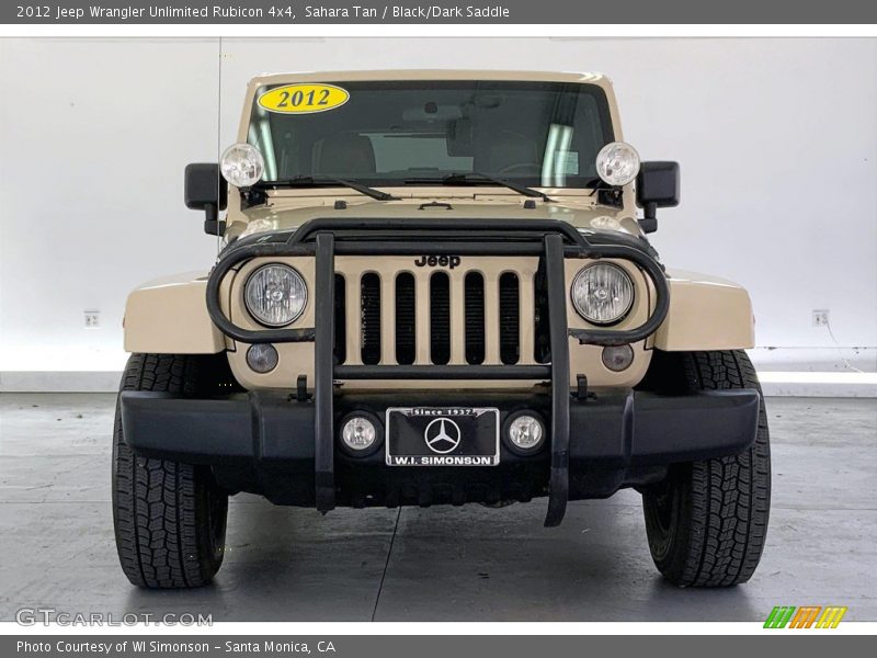 Sahara Tan / Black/Dark Saddle 2012 Jeep Wrangler Unlimited Rubicon 4x4
