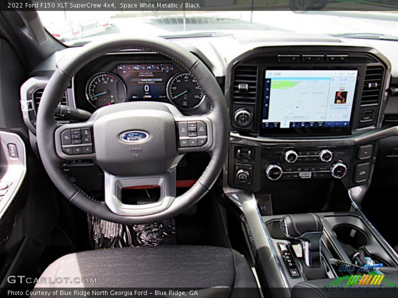 Space White Metallic / Black 2022 Ford F150 XLT SuperCrew 4x4