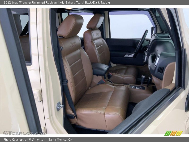 Sahara Tan / Black/Dark Saddle 2012 Jeep Wrangler Unlimited Rubicon 4x4