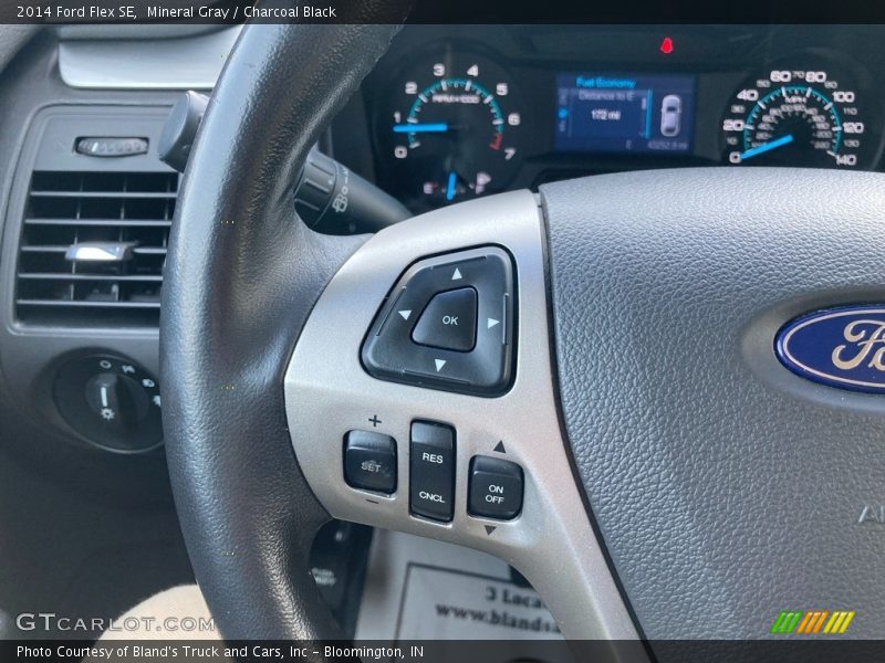 Mineral Gray / Charcoal Black 2014 Ford Flex SE