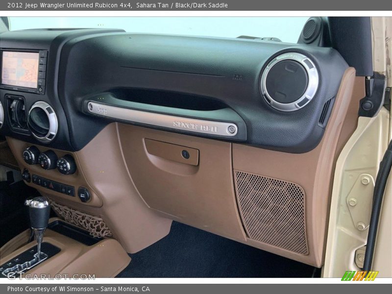Sahara Tan / Black/Dark Saddle 2012 Jeep Wrangler Unlimited Rubicon 4x4