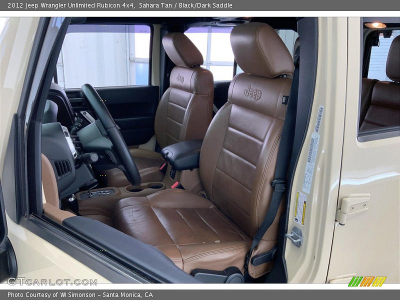 Sahara Tan / Black/Dark Saddle 2012 Jeep Wrangler Unlimited Rubicon 4x4