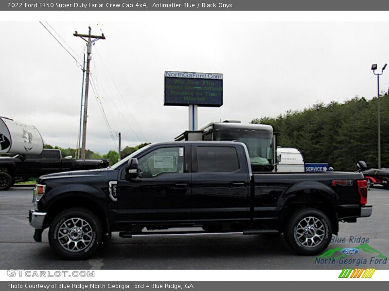Antimatter Blue / Black Onyx 2022 Ford F350 Super Duty Lariat Crew Cab 4x4