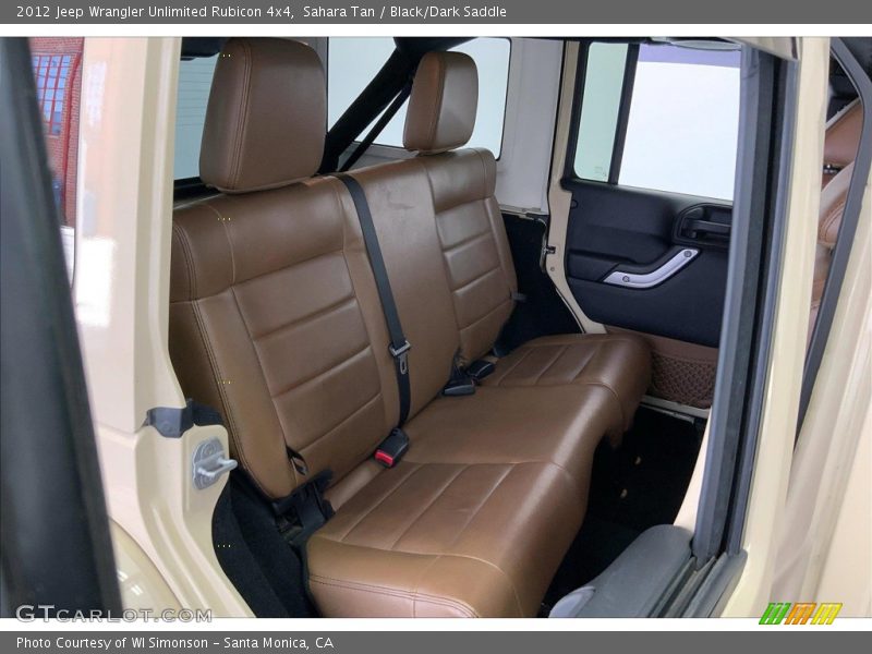 Sahara Tan / Black/Dark Saddle 2012 Jeep Wrangler Unlimited Rubicon 4x4