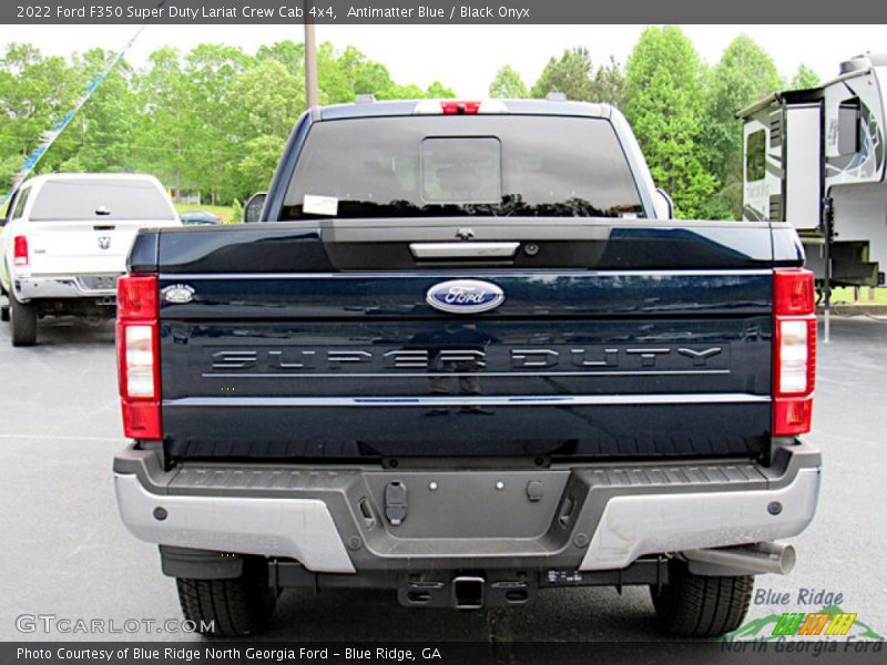 Antimatter Blue / Black Onyx 2022 Ford F350 Super Duty Lariat Crew Cab 4x4