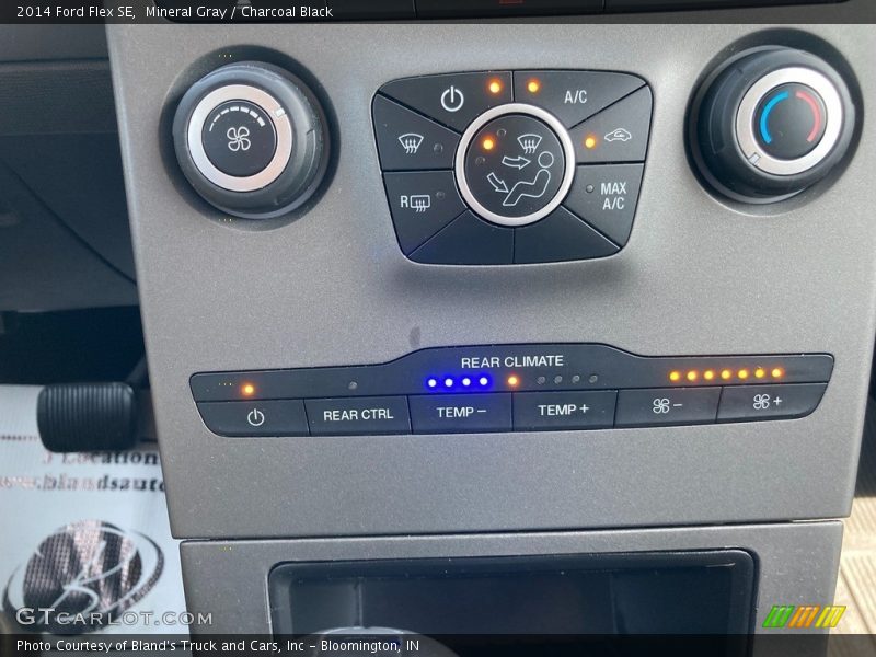 Mineral Gray / Charcoal Black 2014 Ford Flex SE