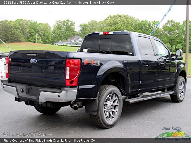 Antimatter Blue / Black Onyx 2022 Ford F350 Super Duty Lariat Crew Cab 4x4
