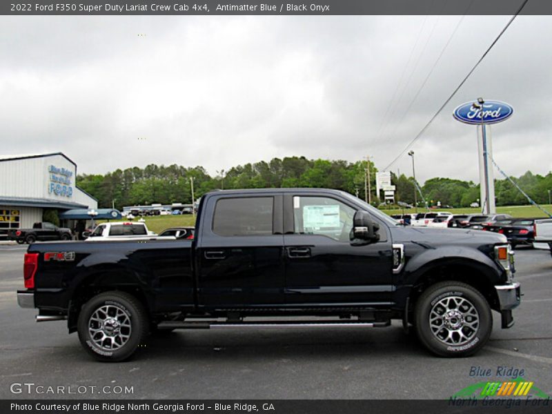Antimatter Blue / Black Onyx 2022 Ford F350 Super Duty Lariat Crew Cab 4x4