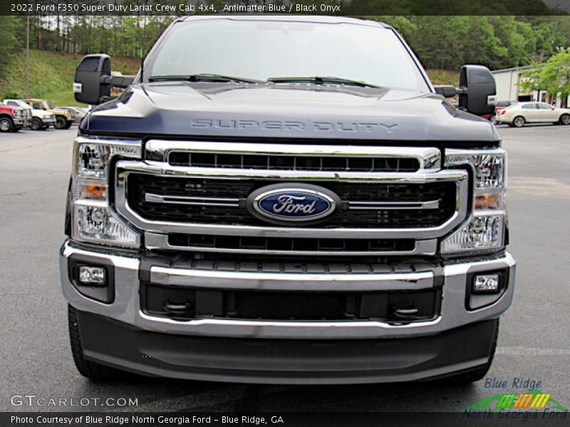 Antimatter Blue / Black Onyx 2022 Ford F350 Super Duty Lariat Crew Cab 4x4