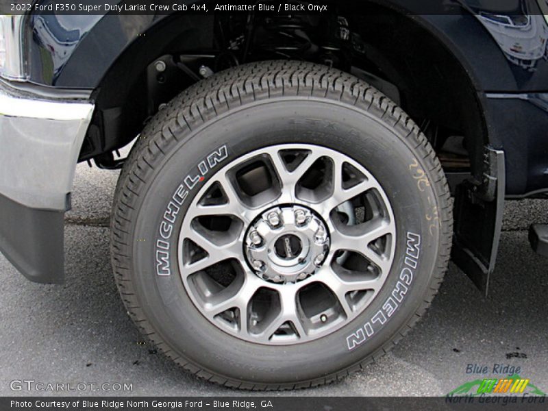 Antimatter Blue / Black Onyx 2022 Ford F350 Super Duty Lariat Crew Cab 4x4