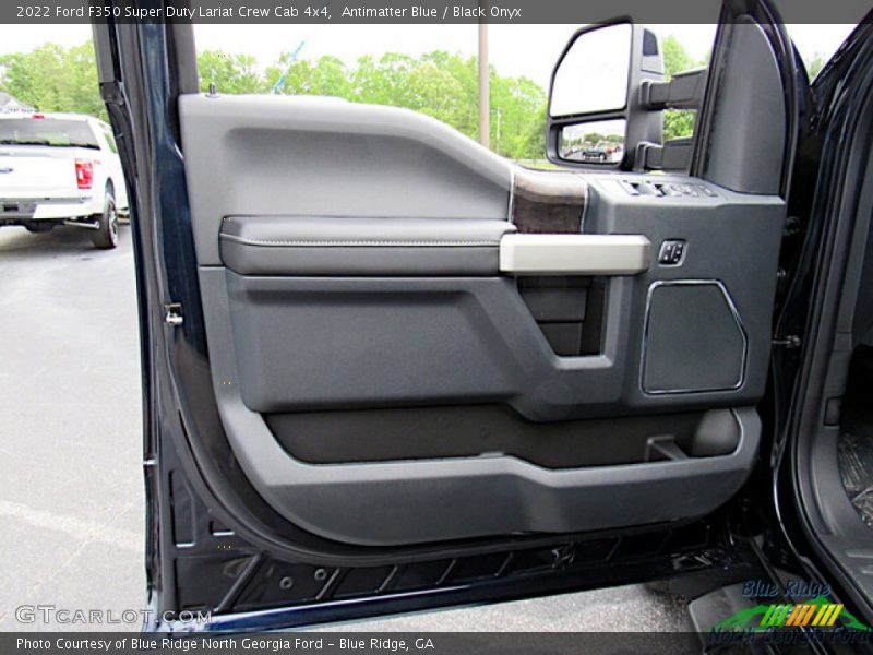 Antimatter Blue / Black Onyx 2022 Ford F350 Super Duty Lariat Crew Cab 4x4