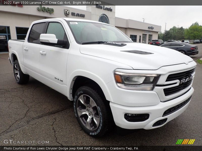 Bright White / Black 2022 Ram 1500 Laramie G/T Crew Cab 4x4
