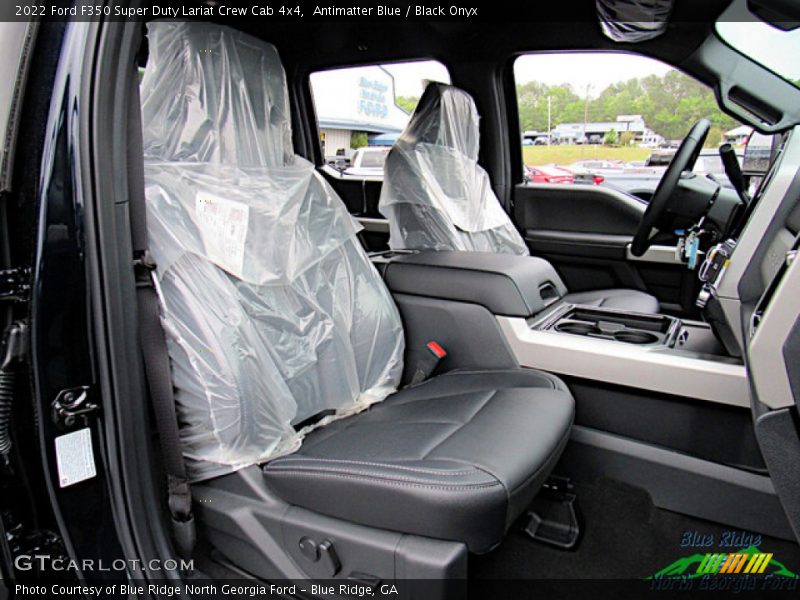 Antimatter Blue / Black Onyx 2022 Ford F350 Super Duty Lariat Crew Cab 4x4