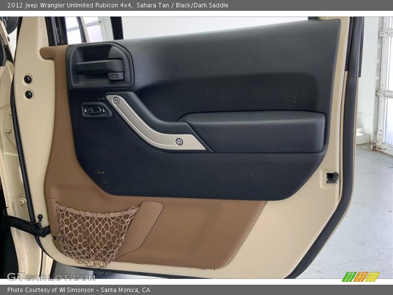 Sahara Tan / Black/Dark Saddle 2012 Jeep Wrangler Unlimited Rubicon 4x4