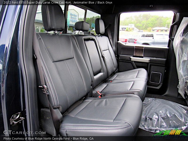 Antimatter Blue / Black Onyx 2022 Ford F350 Super Duty Lariat Crew Cab 4x4
