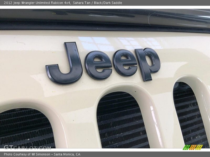 Sahara Tan / Black/Dark Saddle 2012 Jeep Wrangler Unlimited Rubicon 4x4