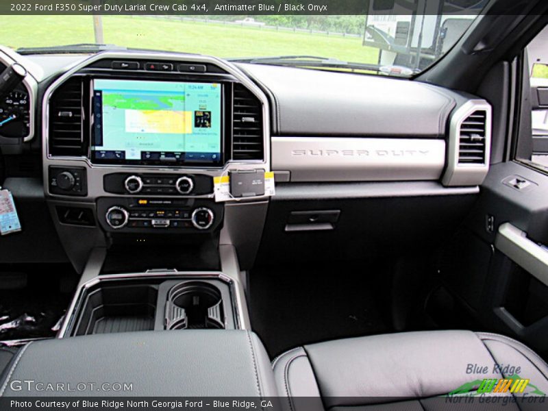 Antimatter Blue / Black Onyx 2022 Ford F350 Super Duty Lariat Crew Cab 4x4