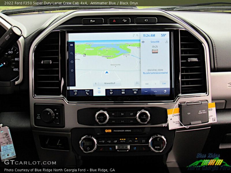 Antimatter Blue / Black Onyx 2022 Ford F350 Super Duty Lariat Crew Cab 4x4